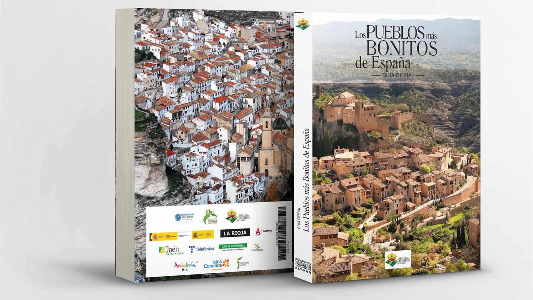 Portada y contraportada del libro de Los Pueblos Más Bonitos de España