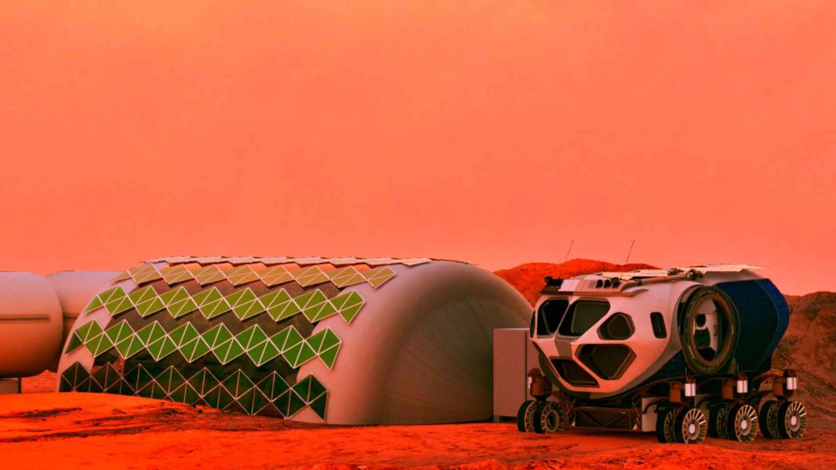 Los biopaneles podrían ser muy útiles en los asentamientos humanos de planetas como Marte