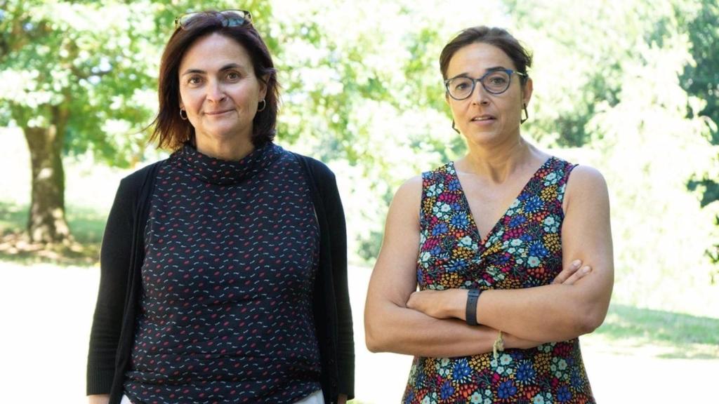 Las investigadoras del Instituto Galego de Física de Altas Enerxías (IGFAE), Dolores Cortina y Beatriz Fernández