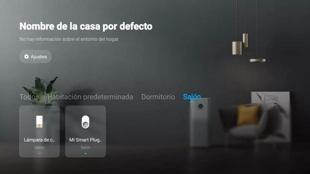 Habitación en Xiaomi Home desde la TV