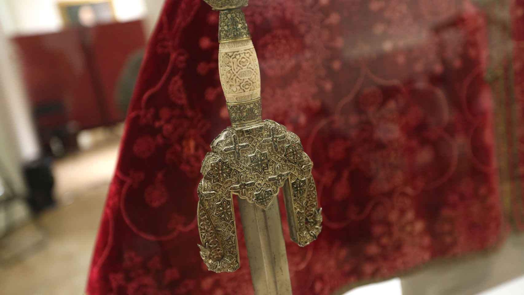 Detalle de la espada del Rey Boabdil.