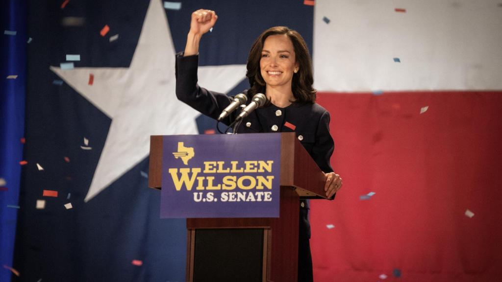 Ellen Wilson, la presidenta de los Estados Unidos en 'Para toda la humanidad'.