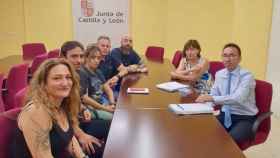 Reunión en la Junta con los trabajadores de TI Fluid System de Palencia