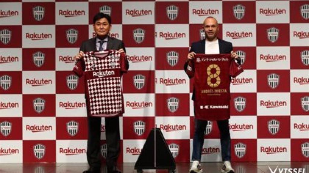 Andrés Iniesta renueva con el Vissel Kobe hasta 2023