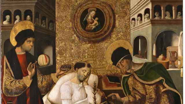 'Milagros de los santos médicos Cosme y Damián' (hacia 1510), de Fernando del Rincón, uno de los cuadros por los que pasea la autora. Foto: Museo del Prado
