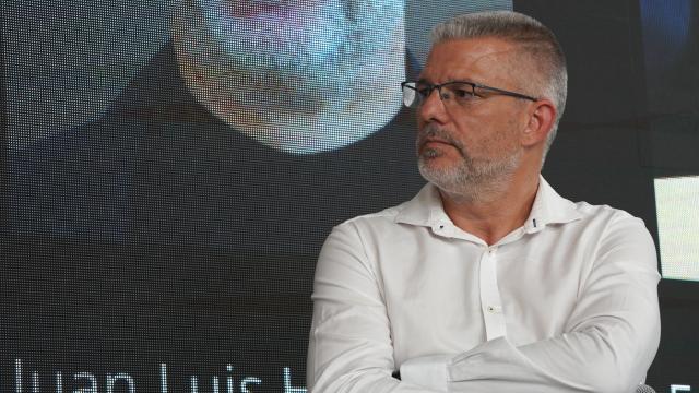 Juan Luis Hortelano, presiente de Startup Valencia, en el reciente acto de celebración del quinto aniversario de la asociación.