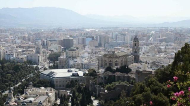 Infografía de la Catedral de Málaga con el nuevo tejado.