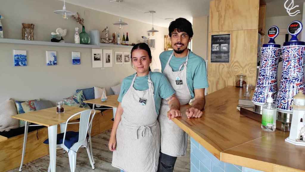 Alba Aguiar y Alex Falcón, propietarios de D’Leria.