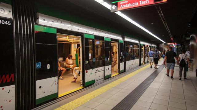 Imagen de archivo del Metro de Málaga.