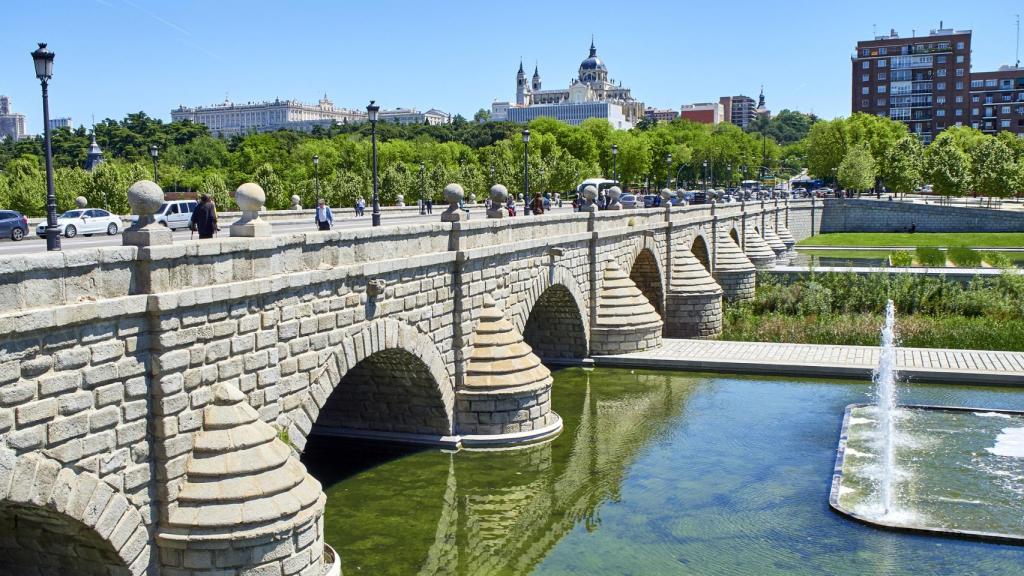 El puente de Segovia en la actualidad.