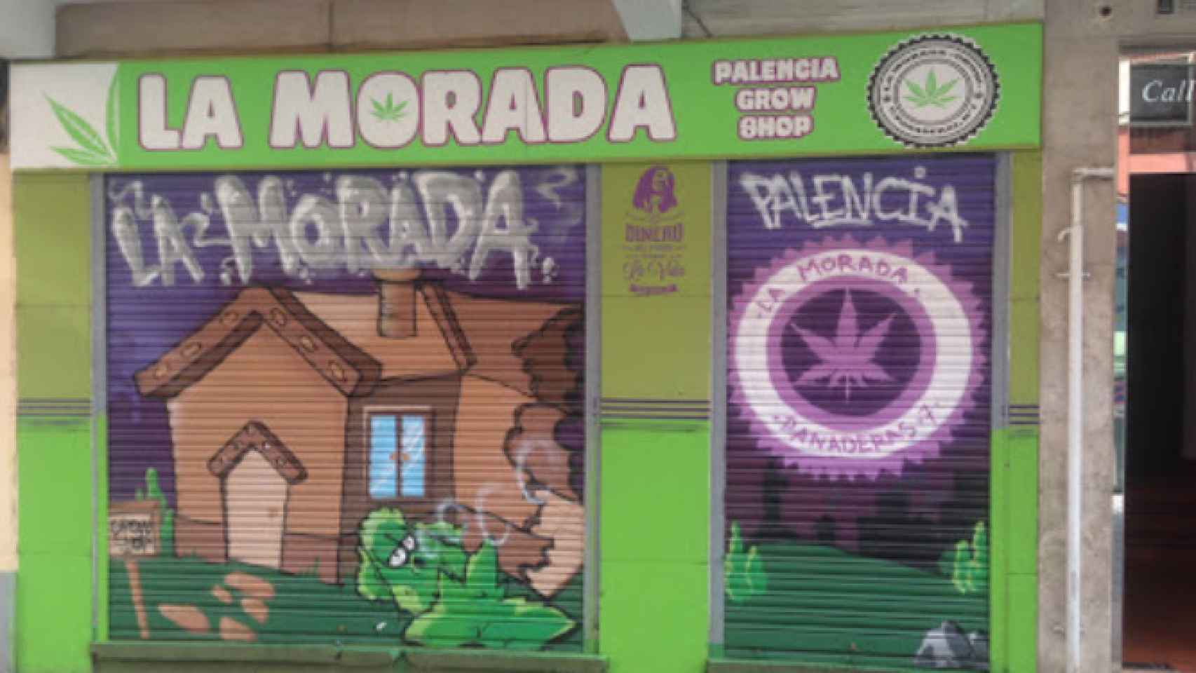 La Morada Grow Shop, uno de los sitios donde la organización vendía la droga.