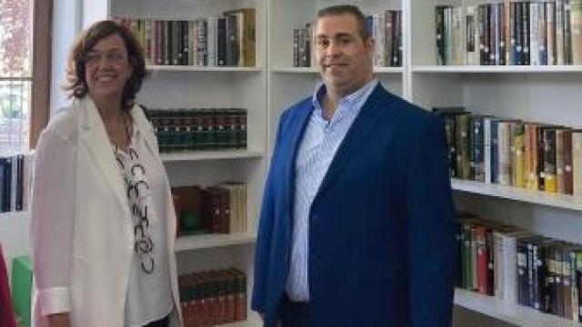 Ángeles Armisén y Javier Díez Marañana en una imagen de archivo.