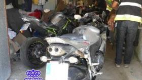 Motocicletas sustraídas tras el registro de la Policía Nacional