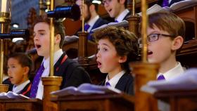 El coro del Magdalen College de la Universidad de Oxford