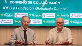 Firma convenio Fundación Globalcaja Cuenca e IDEC