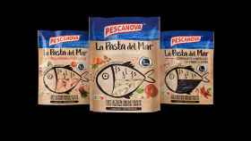 Productos de la gama La Pasta del Mar de Pescanova.