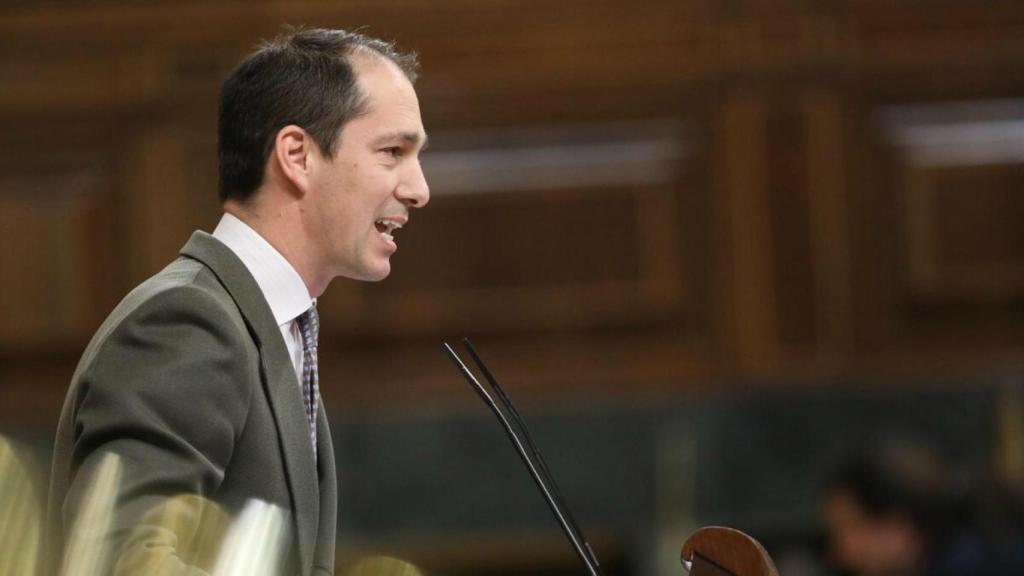 Víctor González Coello de Portugal, en el Congreso.