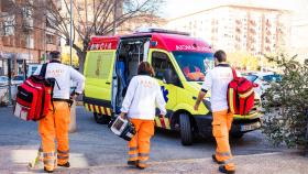 Tres sanitarios acuden a una llamada el SAMU.