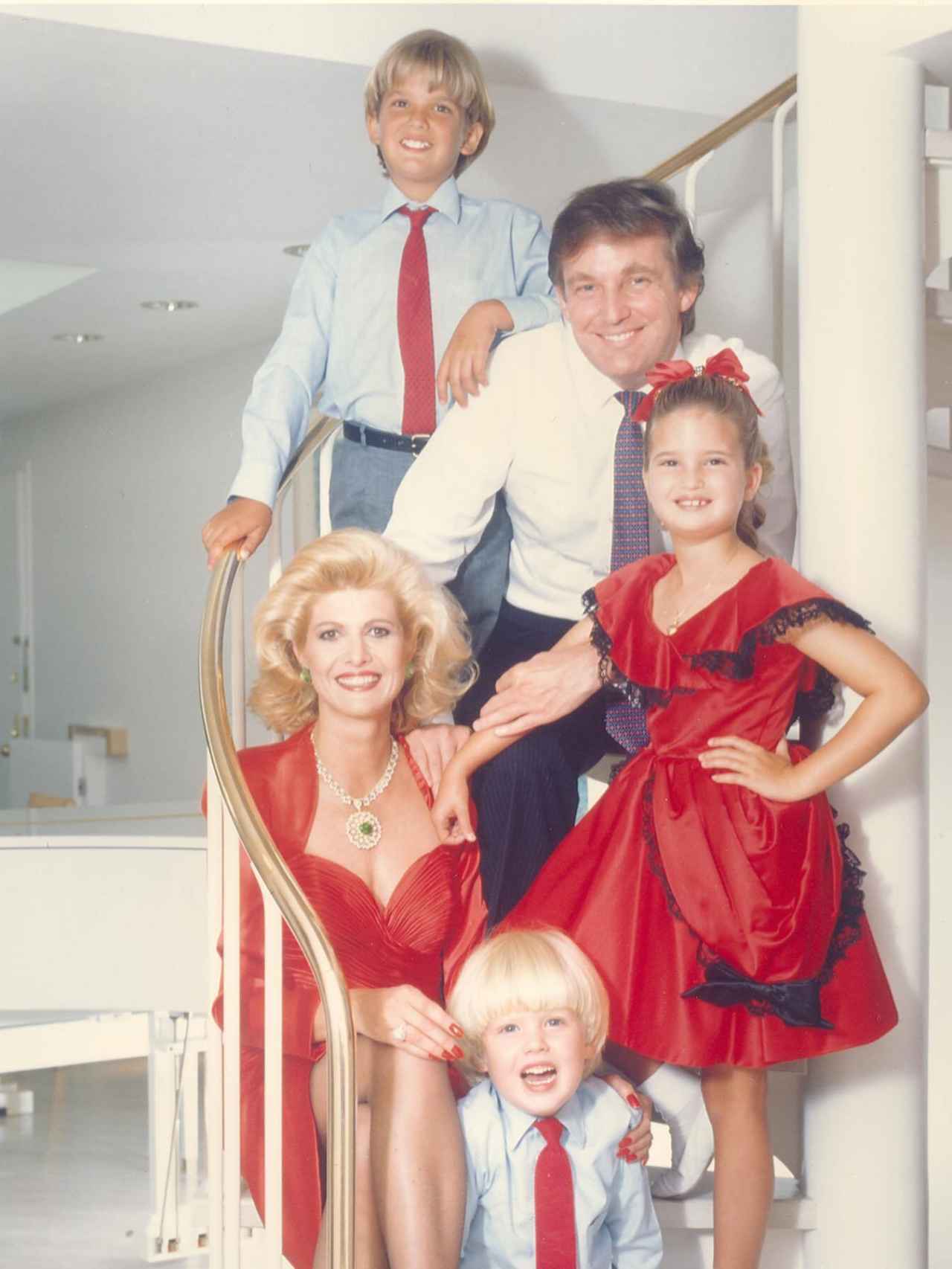 Ivana y Donald Trump junto a dos de sus hijos en una imagen de archivo.