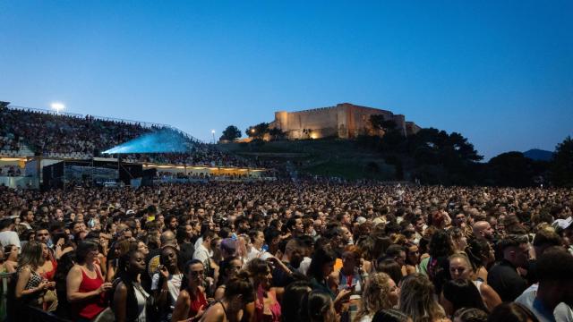 Imagen de archivo de un concierto de Rosalía en Marenostrum.