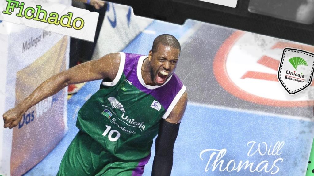 Will Thomas, nuevo jugador del Unicaja