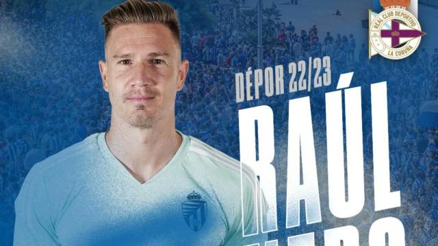 Raúl García, nuevo jugador del Deportivo