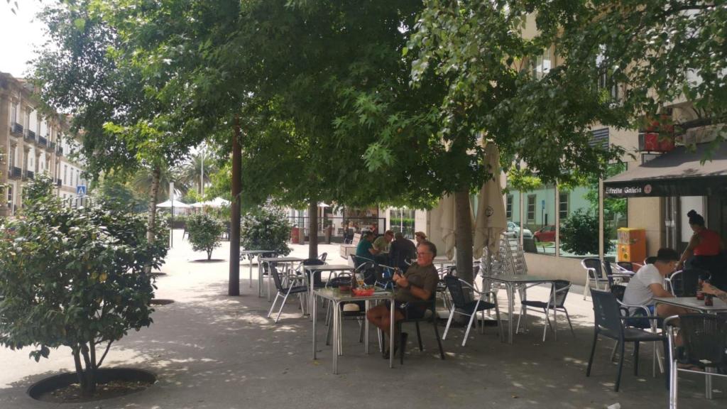 Plaza de las Atochas en A Coruña.