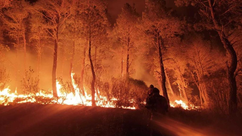 ARCHIVO - Incendio en Figueruela de Arriba (Zamora)