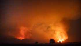 ncendio forestal de Monsagro en el termino municipal de Tenebrón, Salamanca.