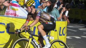 Primoz Roglic, del Jumbo-Visma, durante el Tour de Francia 2022