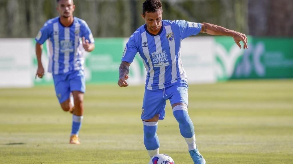 Rubén Castro durante el Málaga CF vs. Hull City