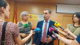 El delegado del Gobierno en Castilla-La Mancha, Francisco Tierraseca, en comparecencia ante los medios