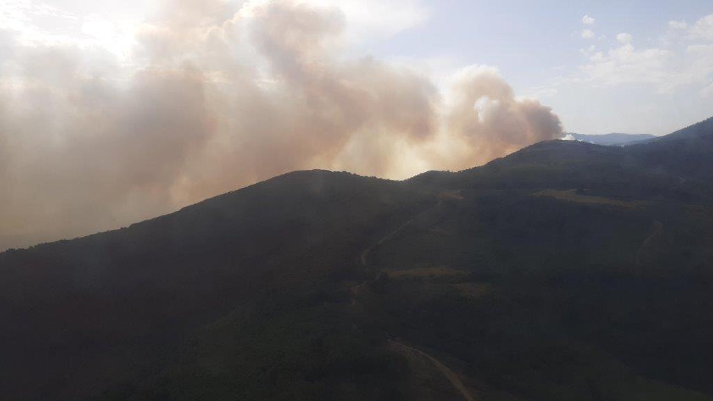 incendio de Montes de Valdueza, en León
