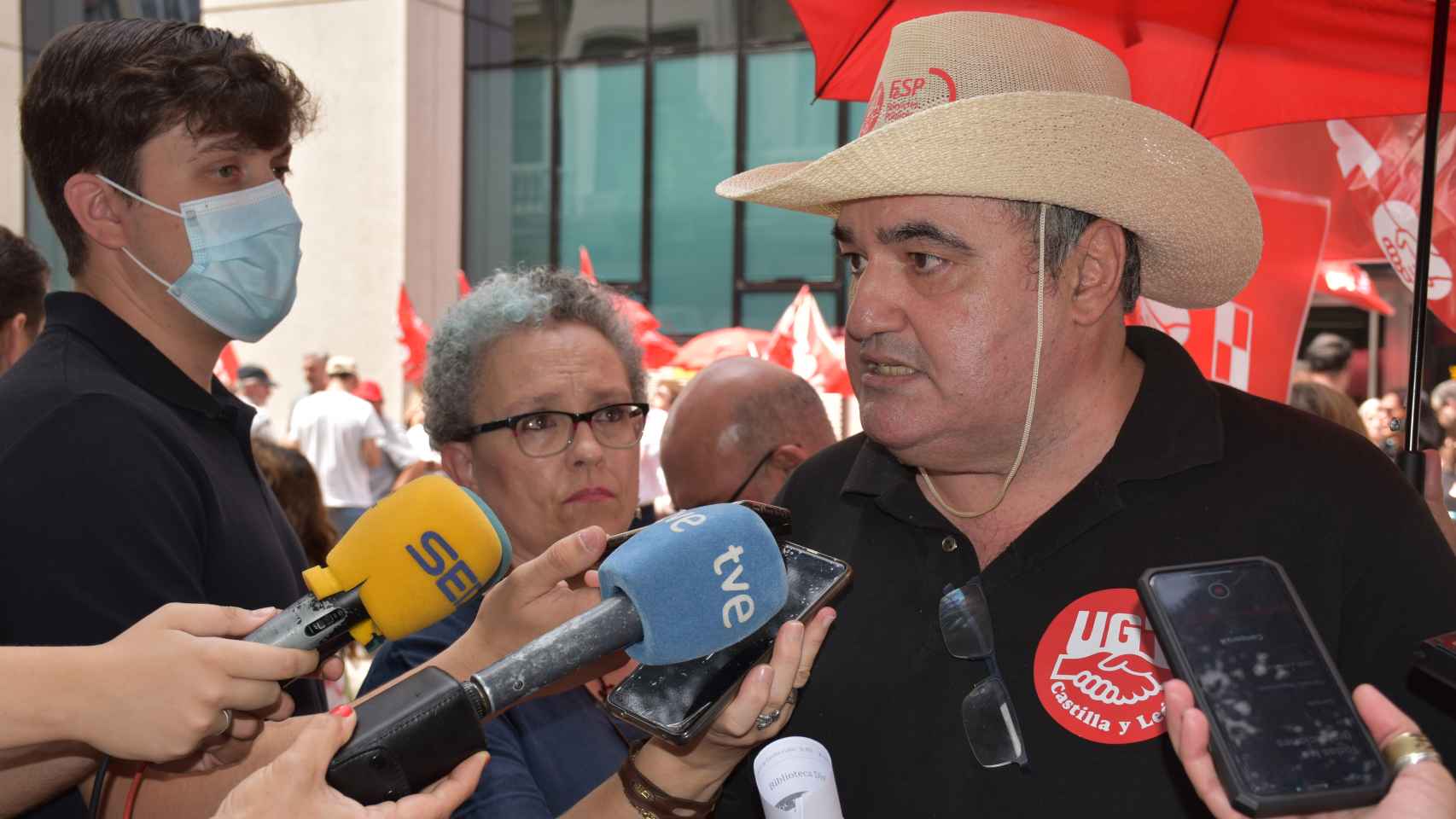 Tomás Pérez, secretario general de Servicios Públicos de UGT en Castilla y León