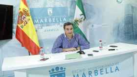 El portavoz municipal de Marbella, Félix Romero, en una imagen de archivo.