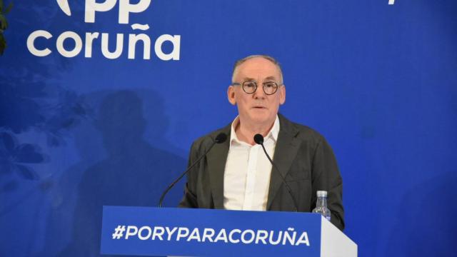 El presidente del PP de A Coruña, Miguel Lorenzo.