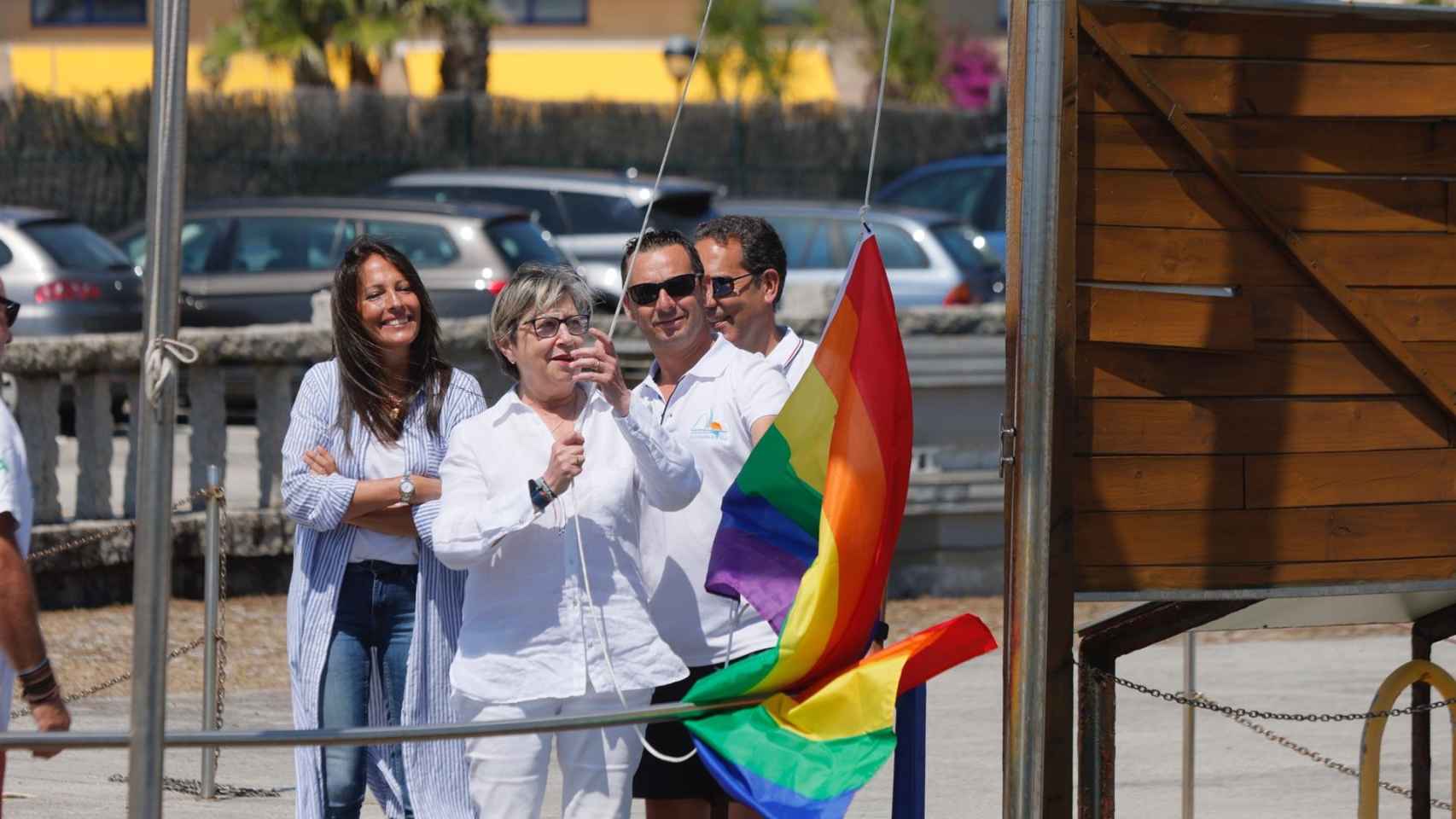 La conselleira del Mar, Rosa Quintana, ha partipado en el acto.