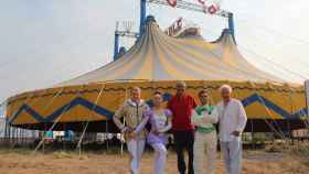 Artistas ucranianos del circo ‘Ihrashka’