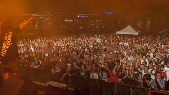 Concierto de O Marisquiño en el Muelle de Trasatlánticos de Vigo.