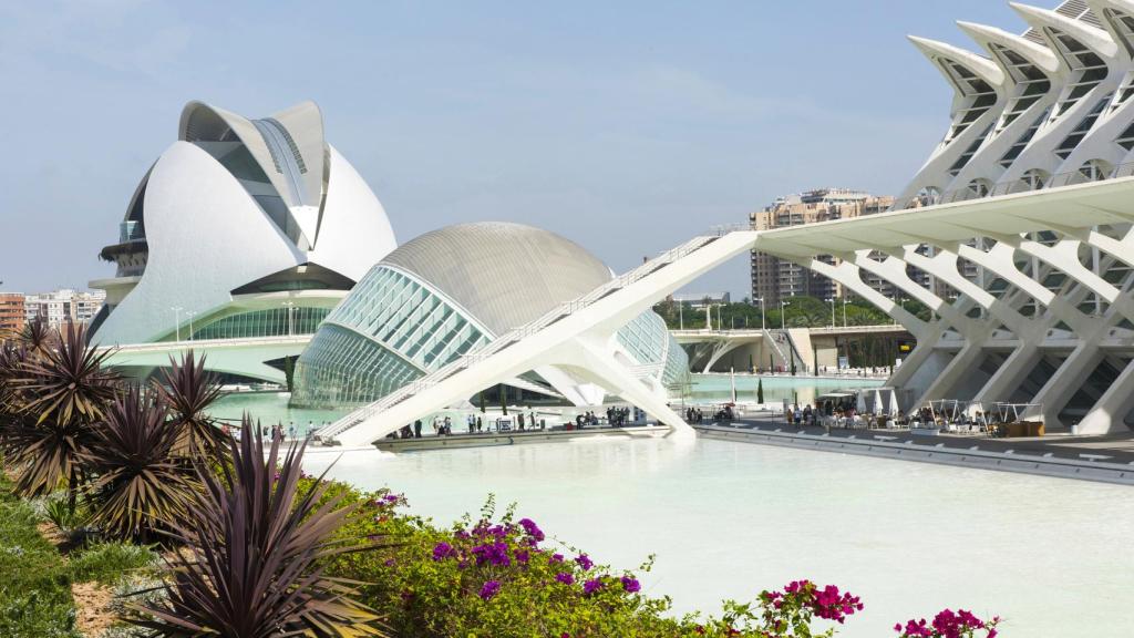 Ciudad de las Artes y las ciencias en Valencia