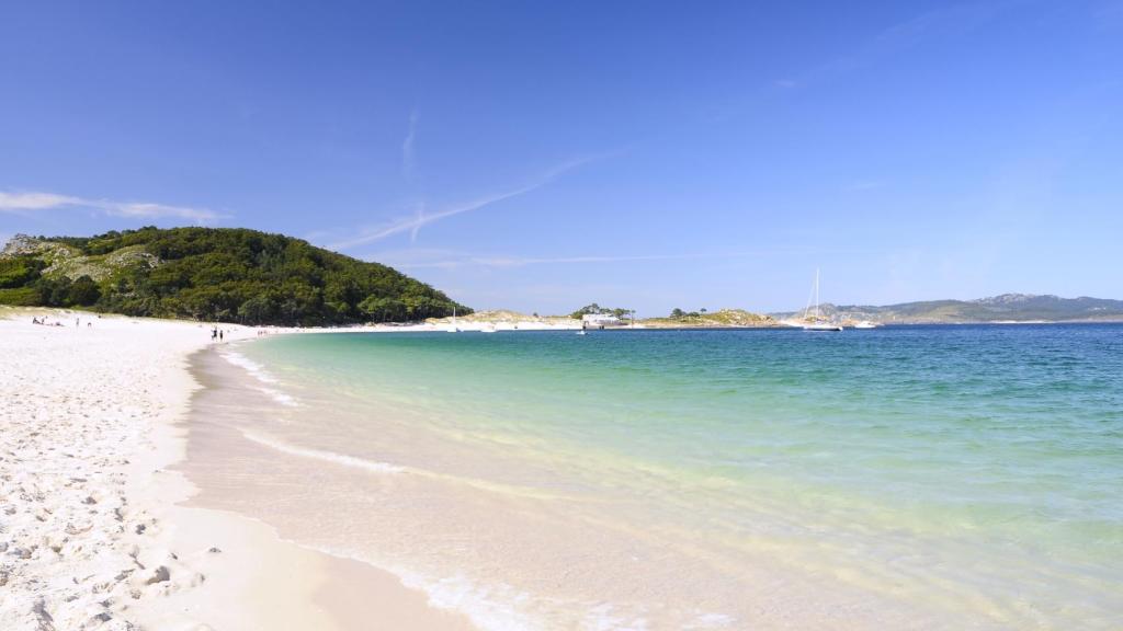 Playa de Rodas en las Islas Cíes