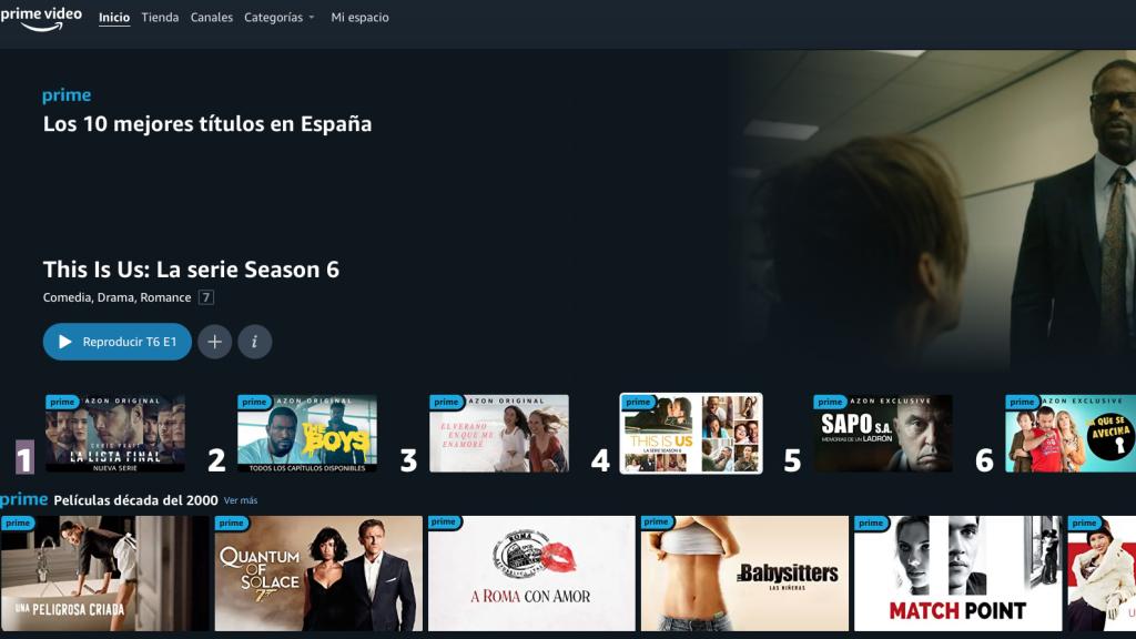 Novedades en Prime Video: Los 10 títulos más vistos