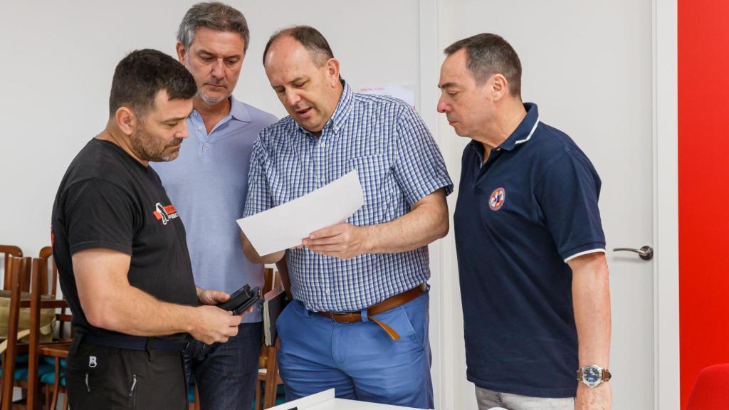El PSOECyL se reúne con la Coordinadora Unitaria de Bomberos Profesionales.