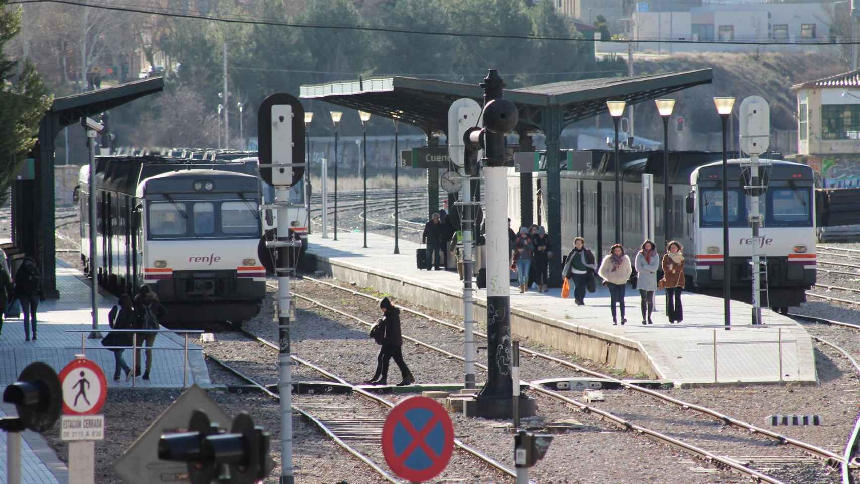 Estación del tren de Cuenca. Imagen de archivo