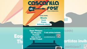 Cartel del Cascarilla Fest de A Coruña.