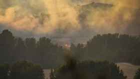 Vista general del incendio de Valdepeñas de la Sierra, a 19 de julio de 2022, en Valdepeñas de la Sierra, Guadalajara. Foto: Rafael Martín - Europa Press