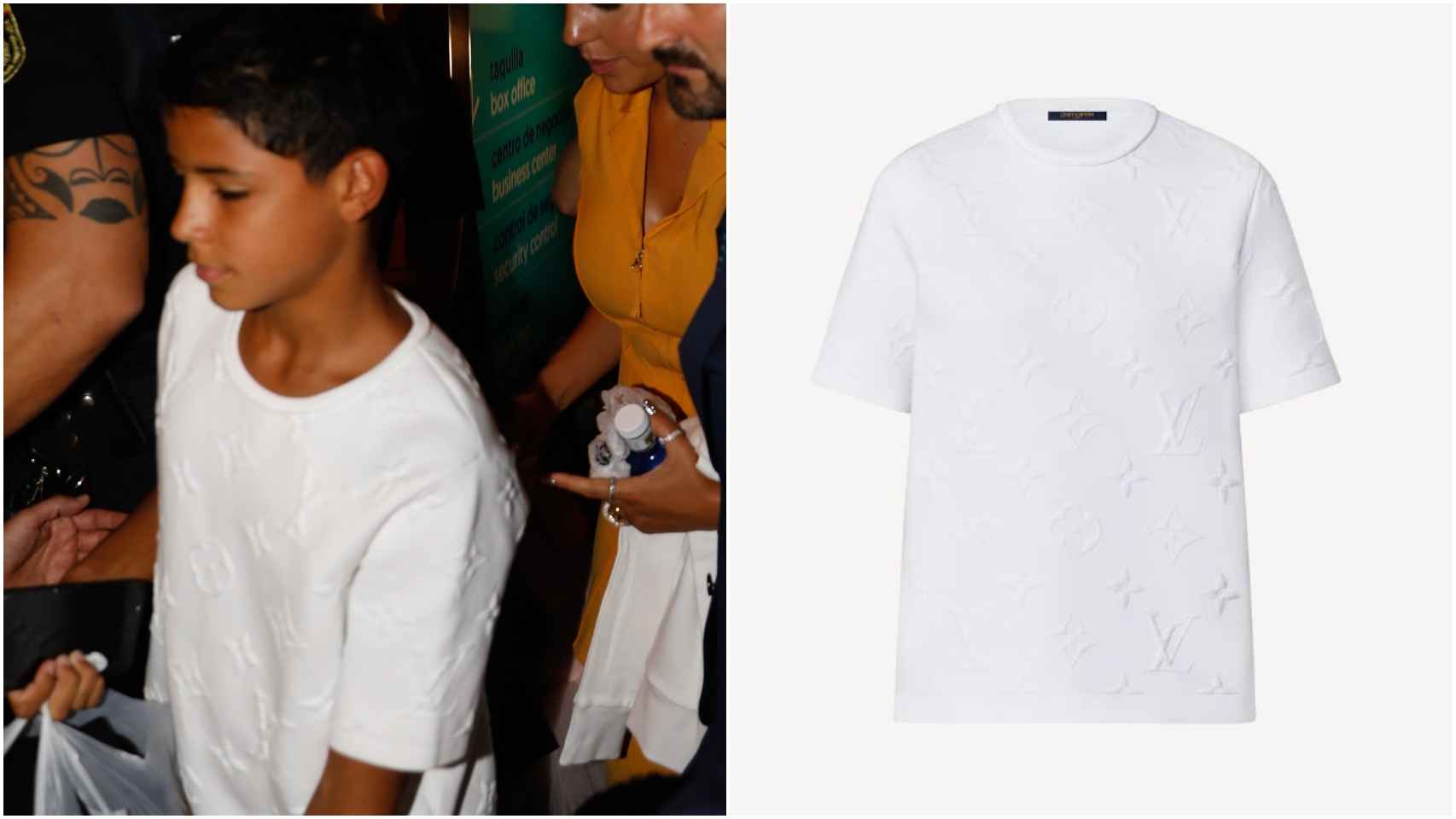 Camiseta Louis Vuitton de algodón con monogram en 3D