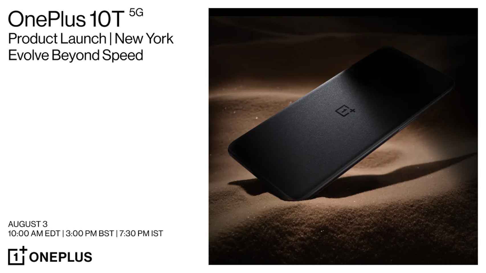 Imagen de presentación del OnePlus 10T.