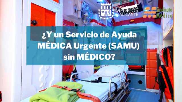 Sin SAMU no es médico: la campaña que denuncia las irregularidades en las Urgencias valencianas