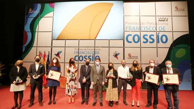 Imagen del 2021 en la entrega del Premio de Periodismo Francisco de Cossío